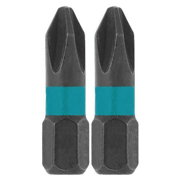 ImpactXâ¢ #2 Phillips 1â³ Insert Bit, 2/pk