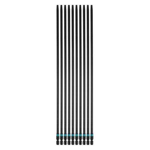 ImpactXâ¢ #2 Square Recess 12â³ Power Bit, 10/pk, Bulk