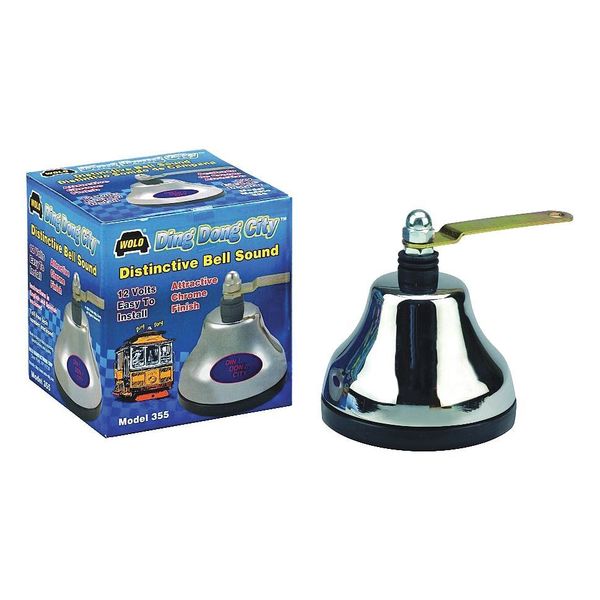 Bell, 12V, Chrome Plated
