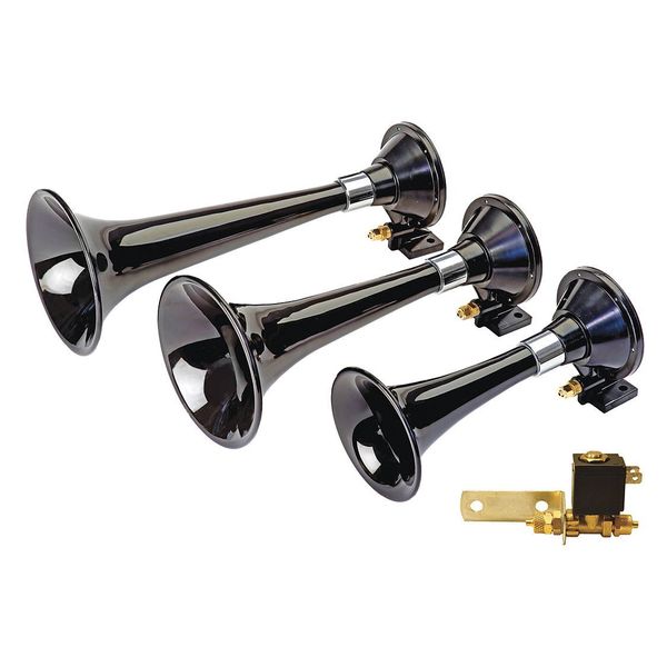 Train Horn, Euro Express, 24V, Solenoid Opt