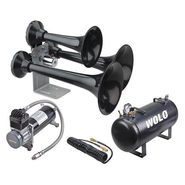 Air Horn, 12V Electric, Solenoid Operated