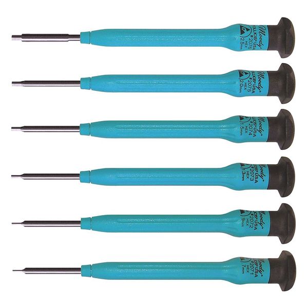 Fixed ESD Metric Hex Driver Set, 6 Pc