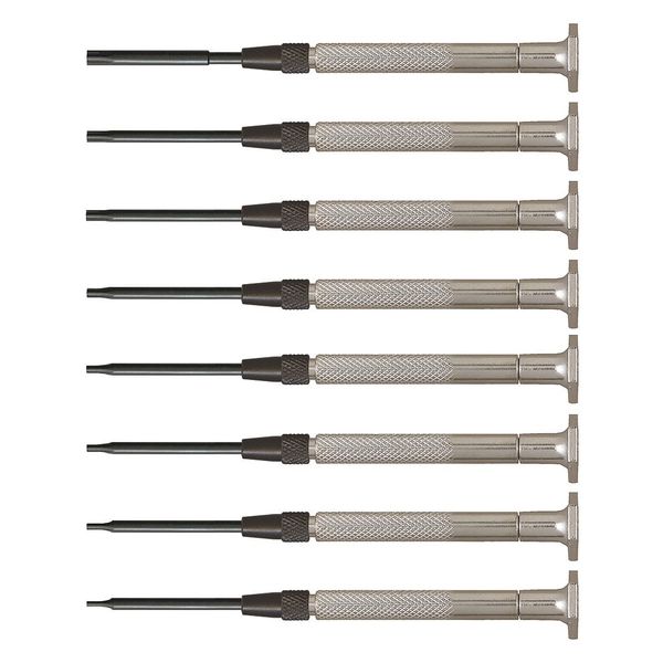Steel Handle Star Driver Set, 8 Pc