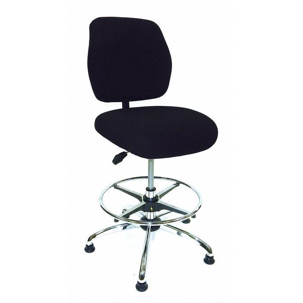 Workbench Chairs, 20 in to 27 inHeight, Black