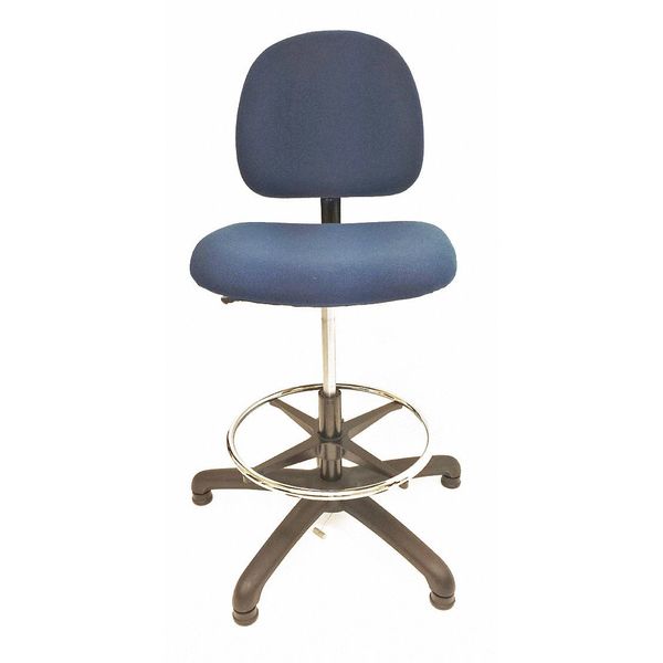 Workbench Chairs, 20 in to 27 inHeight, Blue