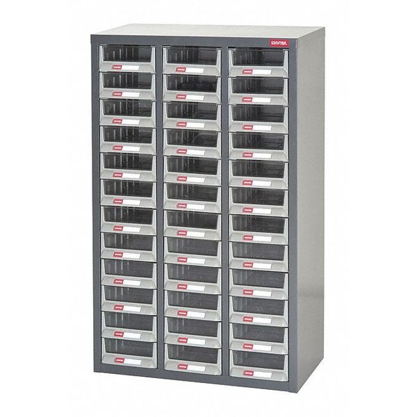 Parts Cabinet, Steel, 36 Bin