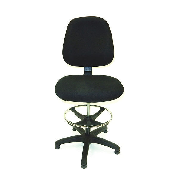 Workbench Chair, Fabric, High Back, Simple