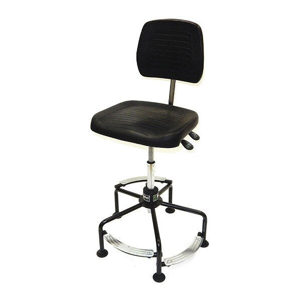 Workbench Chair, Industrial, Deluxe, Adj