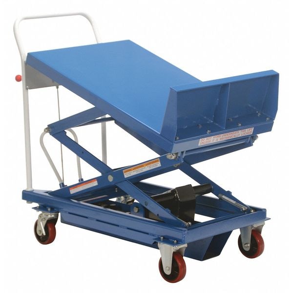 Blue Lift & Tile Cart With Sequence Select 400 lb 30 x 19.5