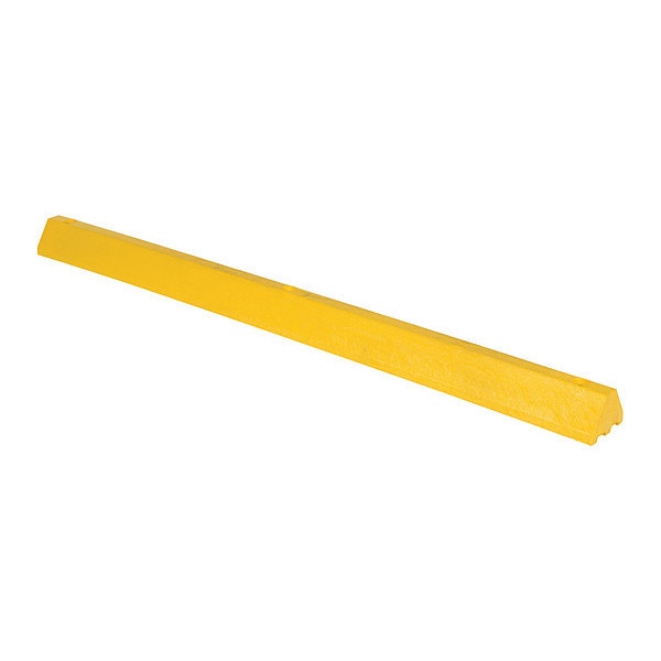 Car Stop Recycled Plastic, Yellow, 72