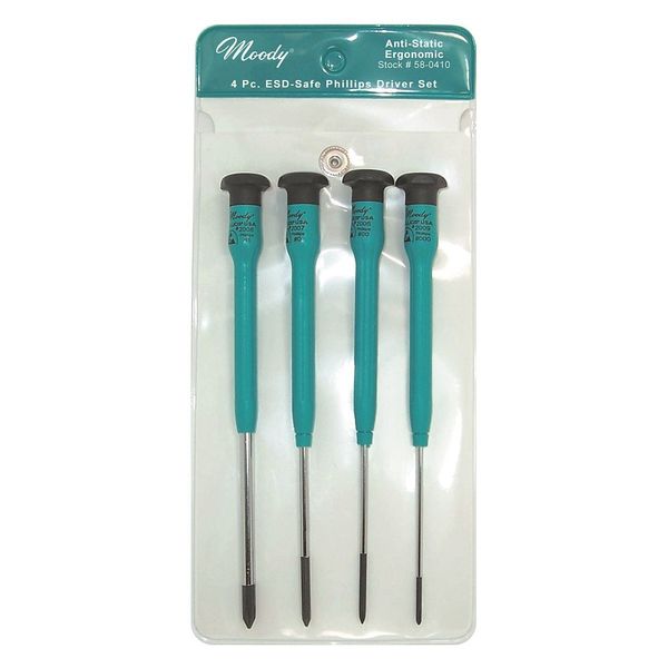 Phillips Driver Set ESD, 4 Pc