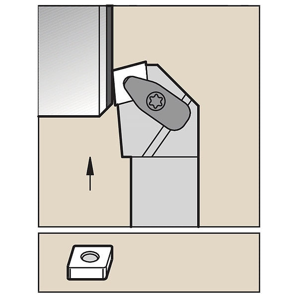 Toolholder, ISO, D-Style Clamping