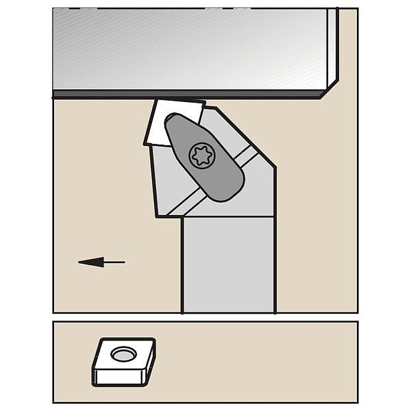 Indexable Toolholder, DCRN,