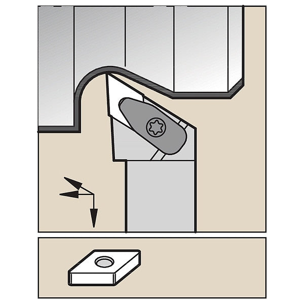 Toolholder, ISO, D-Style Clamping