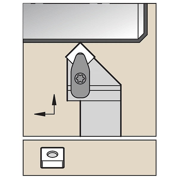 Toolholder, ISO, D-Style Clamping