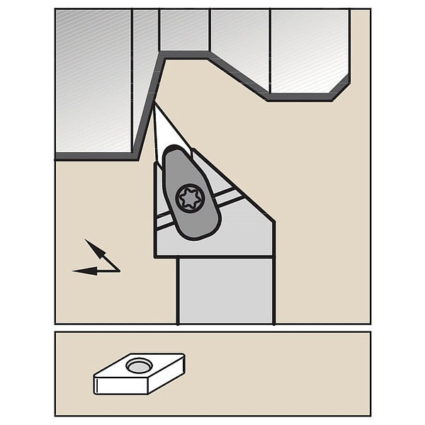 Toolholder, ISO, D-Style Clamping