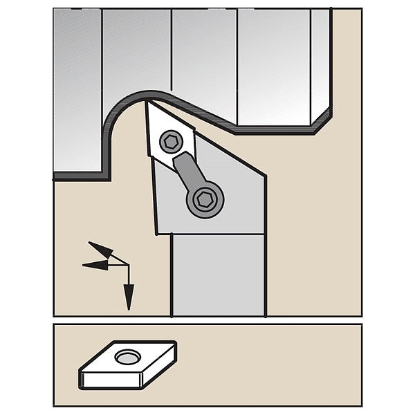 Indexable Toolholder, MDJN,