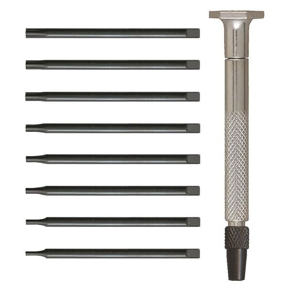 Steel Handle Star Driver Set, 9 Pc