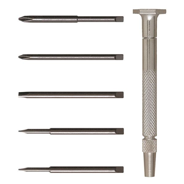 Steel Slot/Cross Point Driver Set, 6Pc