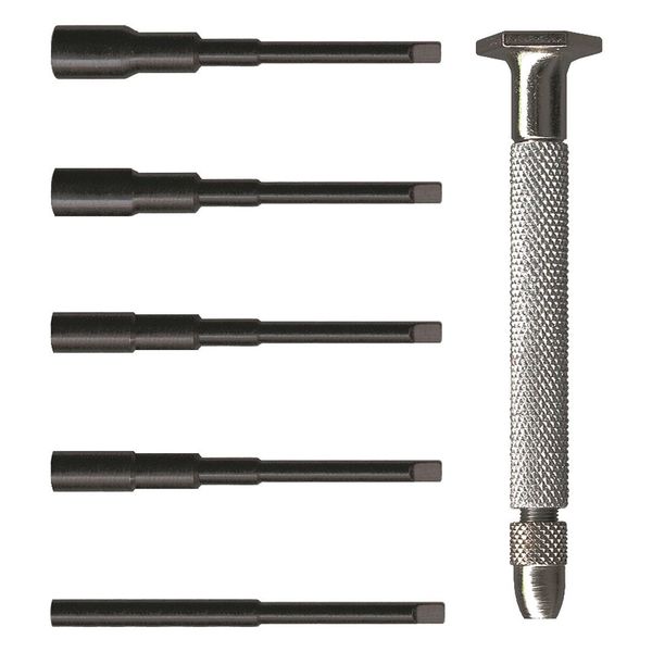 Mag Handle Metric Hex Driver, Set 7Pc