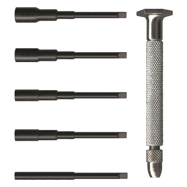 Mag Handle Nut Driver Set, 6 Pc