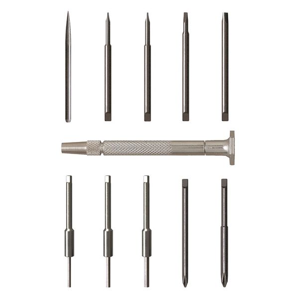 Mag Handle Slot/Phil/Hex/Awl Set, 11Pc
