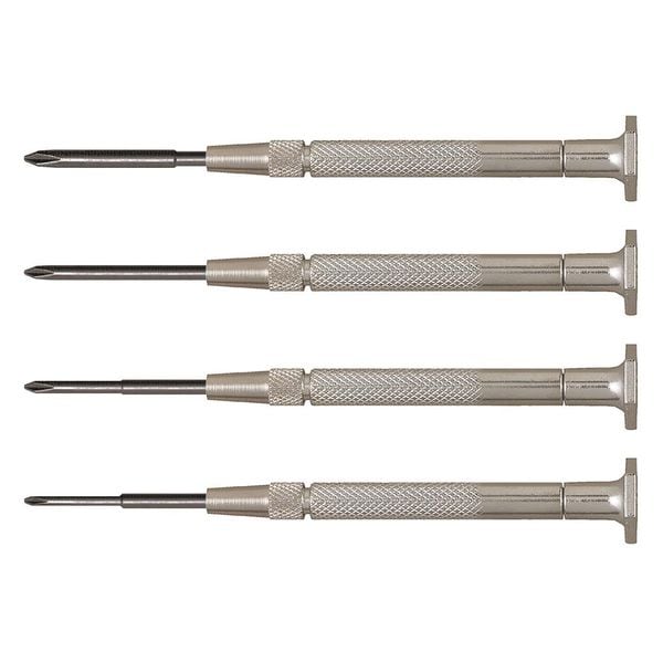 Phil. Driver Set Steel Handles, 4Pc