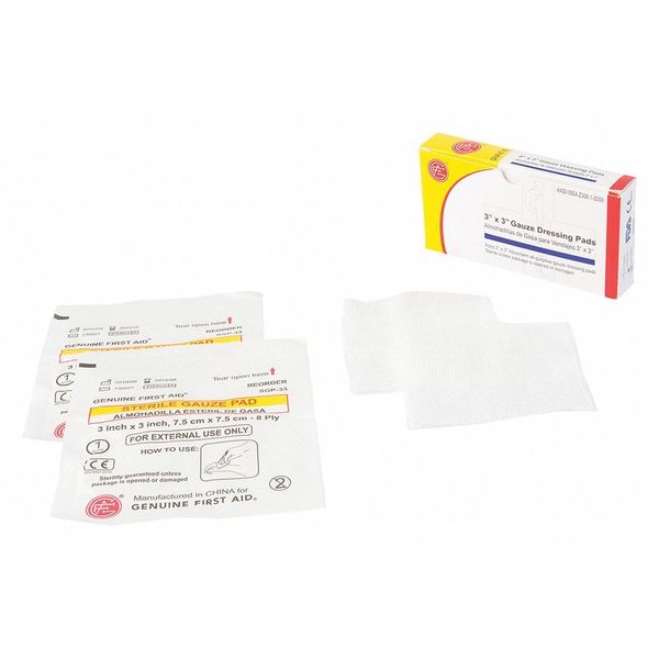 Gauze Wrap, Non-Sterile, Wht, Gauze, Box, PK4