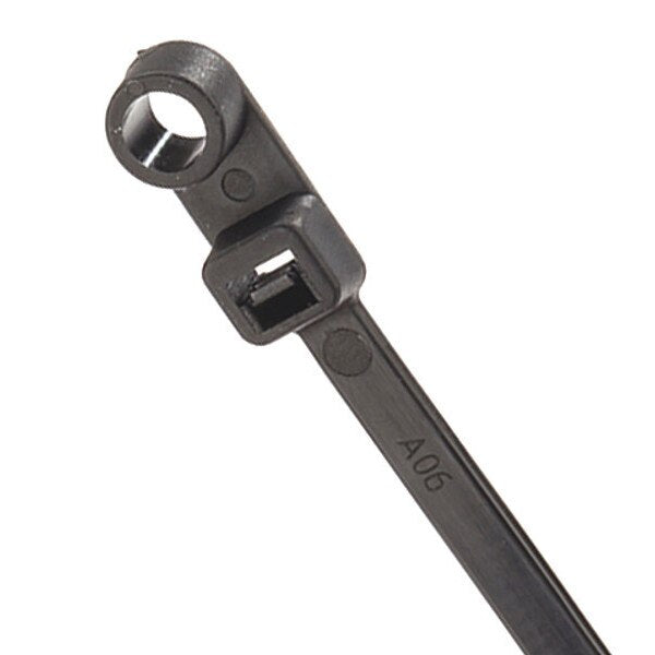 Cable Tie Black Mtg Hd 30LB, PK100