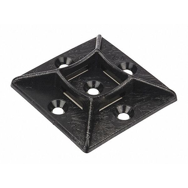 Adhesive Tie Mnt. Blck .75X.75