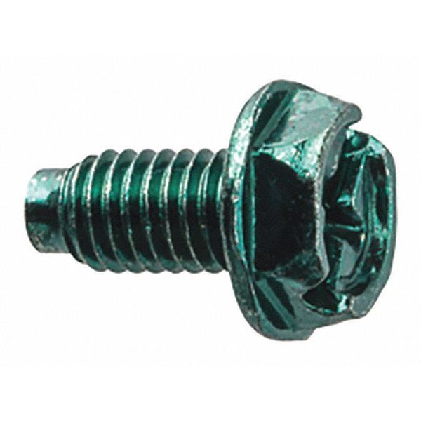 Ground Screw Green Hex