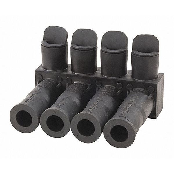 Polaris Edge Cnector. 350 4 Prt. Blk