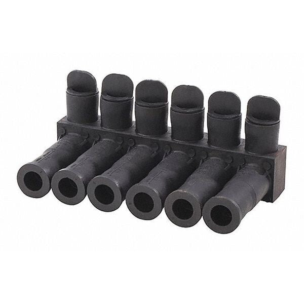 Polaris Edge Cnector. 350 6 Prt. Blk