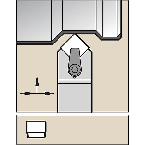 Toolholder, ISO C Clamping