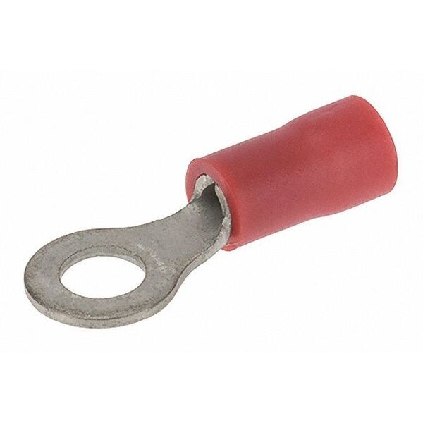 22-18 AWG Vinyl Ring Terminal #8 Stud