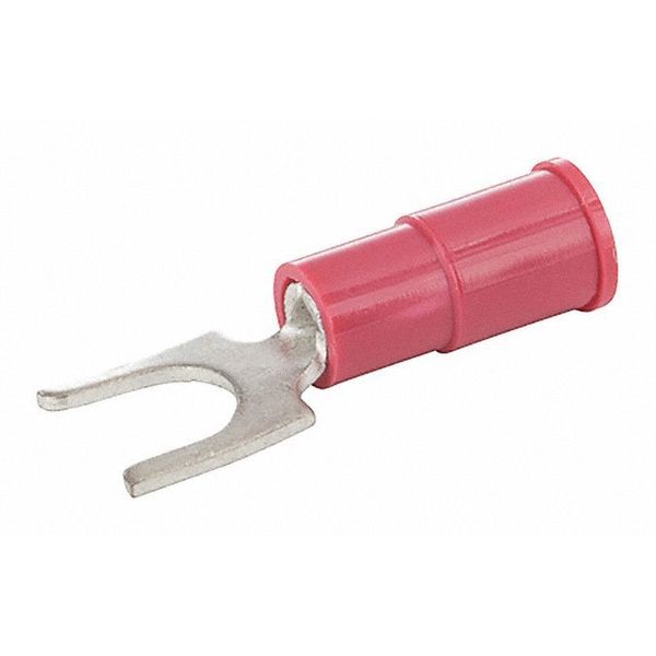 22-18 AWG Vinyl Block Spade Terminal #10 Stud