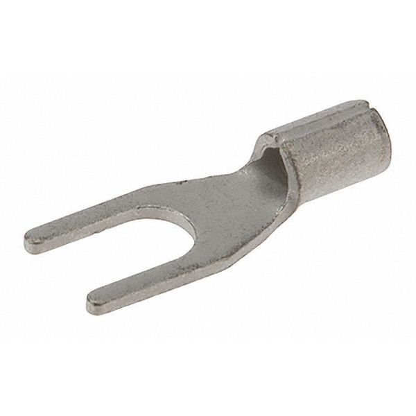 22-18 AWG Non-Insulated Spade Terminal #6 Stud