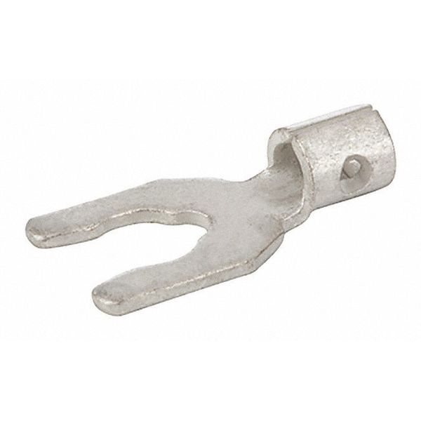 16-14 AWG Non-Insulated Block Spade Terminal #8 Stud