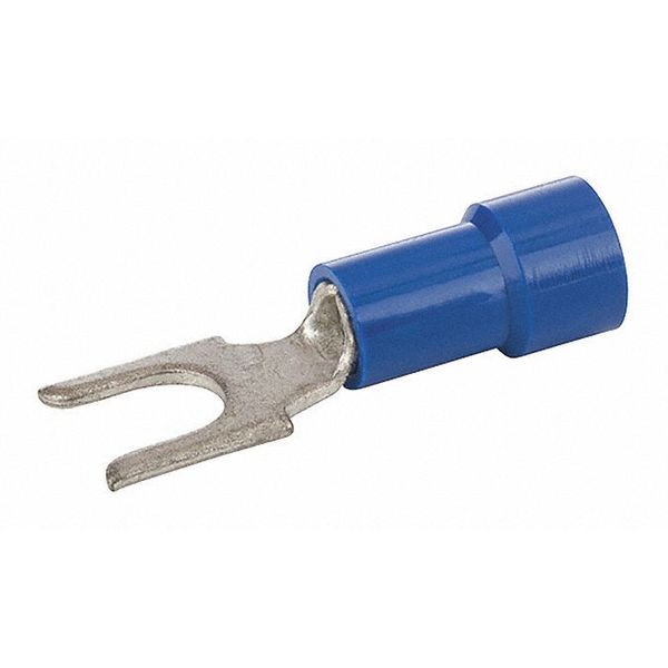 16-14 AWG Vinyl Block Spade Terminal #8 Stud