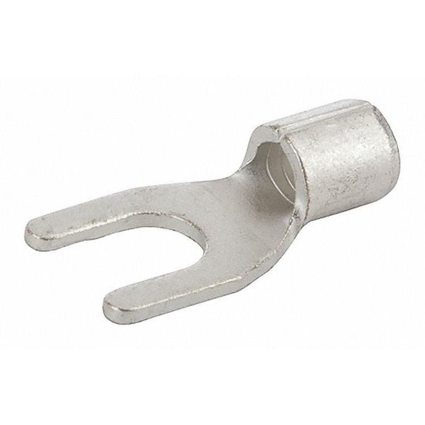 12-10 AWG Non-Insulated Spade Terminal #10 Stud
