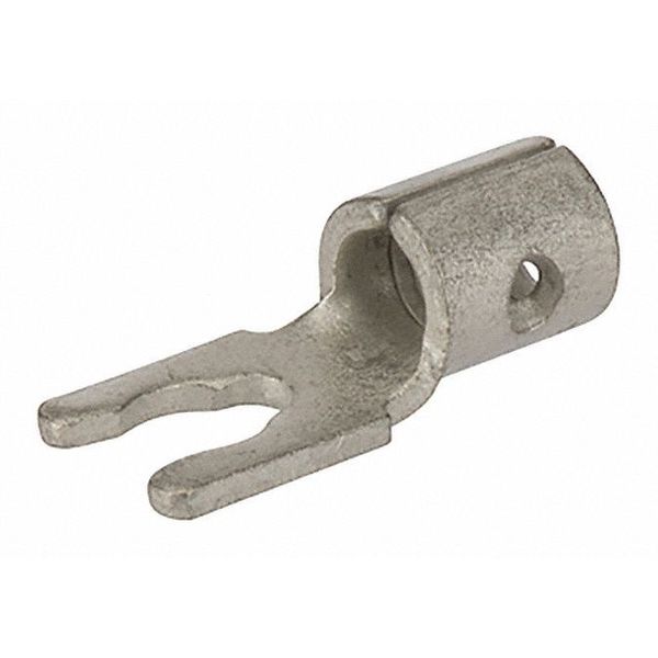 12-10 AWG Non-Insulated Locking Spade Terminal #10 Stud