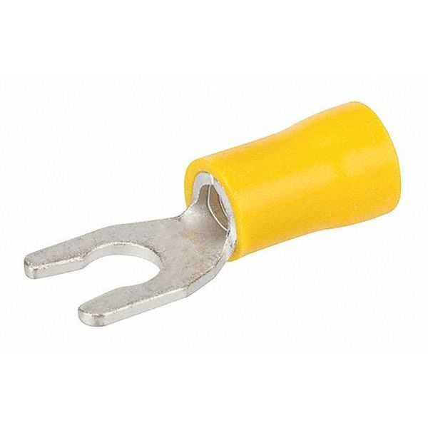 12-10 AWG Vinyl Locking Spade Terminal #10 Stud