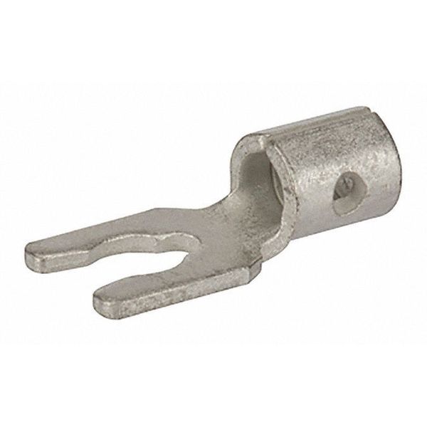12-10 AWG Non-Insulated Locking Spade Terminal #8 Stud