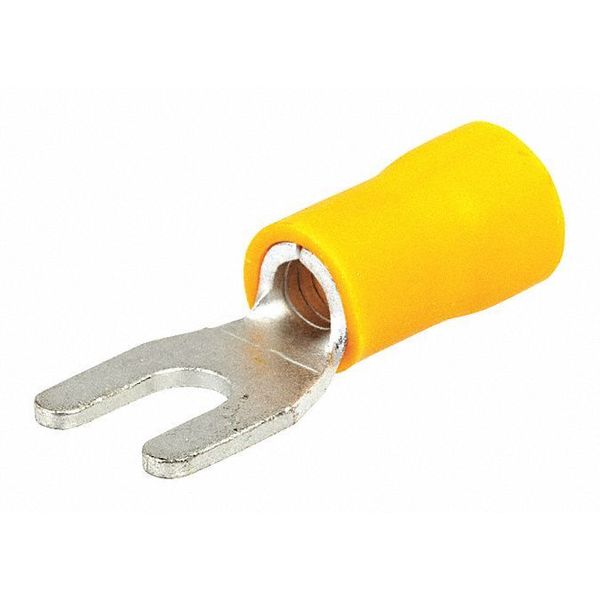 12-10 AWG Vinyl Spade Terminal #8 Stud