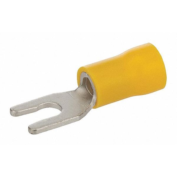 12-10 AWG Vinyl Locking Spade Terminal #8 Stud