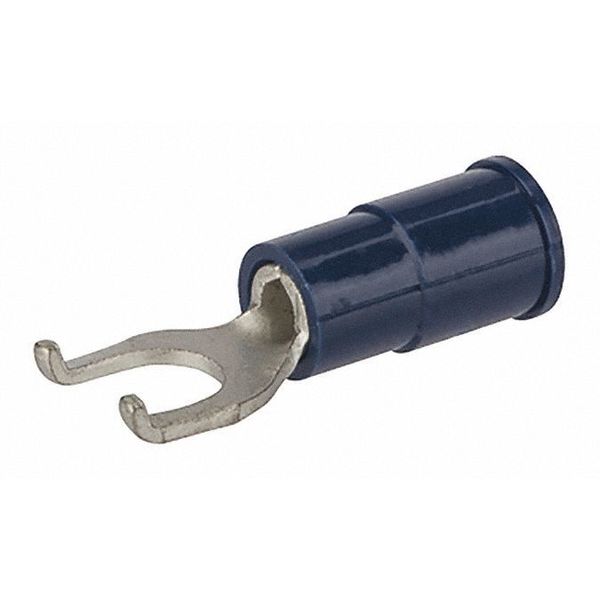 16-14 AWG Vinyl Flanged Spade Terminal #10 Stud