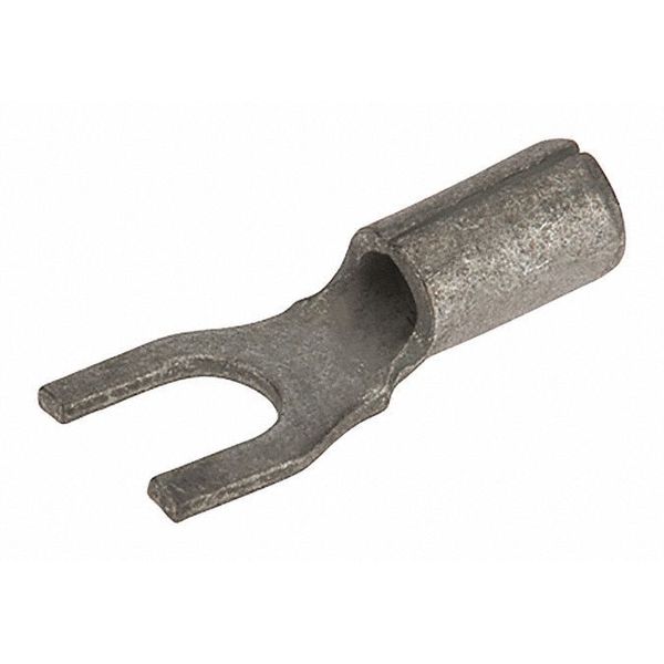 16-14 AWG Non-Insulated Spade Terminal #6 Stud