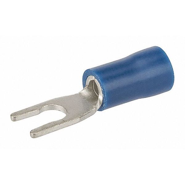 16-14 AWG Vinyl Locking Spade Terminal #6 Stud