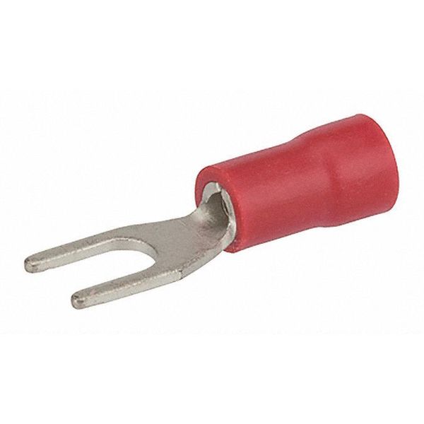 22-18 AWG Vinyl Spade Terminal #6 Stud