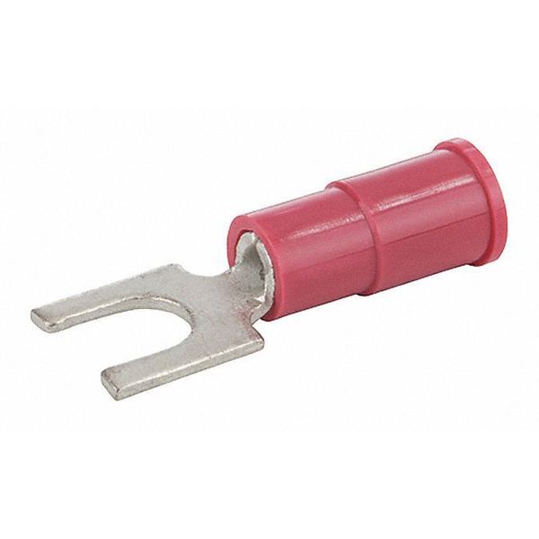 22-18 AWG Vinyl Block Spade Terminal #8 Stud